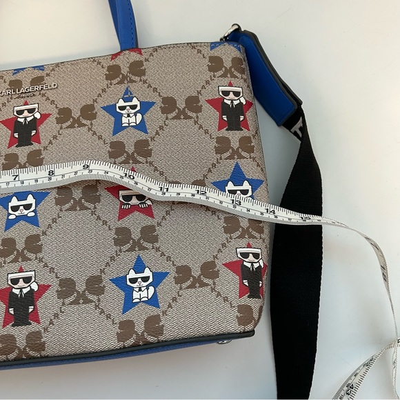 KARL LAGERFELD PARIS Small Maybelle Printed bag. 100% authentic. - Picture 8 of 16